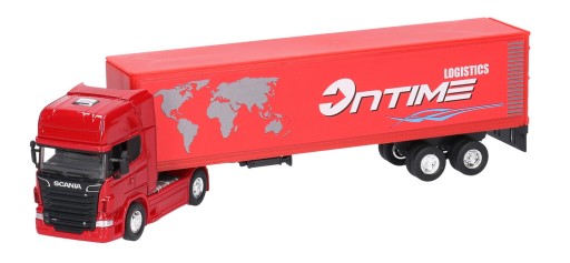 Metalowy TIR SCANIA V8 R730 1:64 Welly 68021SS