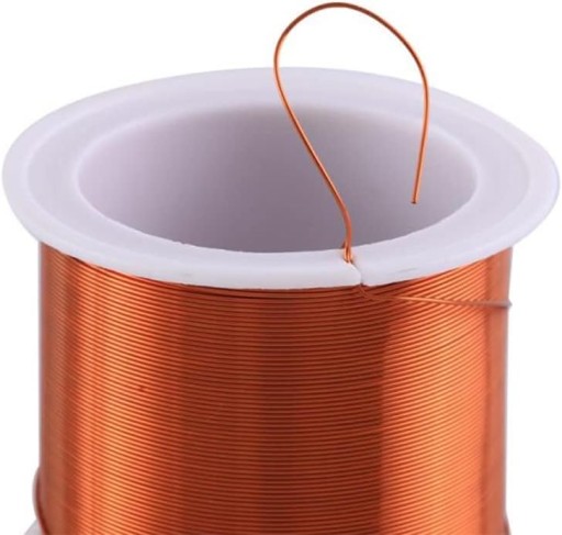 Drut miedziany izolowany 0.7mm 10m