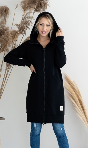 LENTAL czarna długa bluza IKA 2XL XXL 44 bawełna