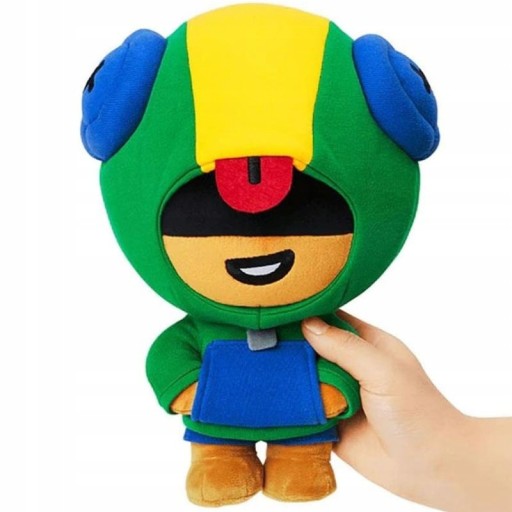 LEON MASKOTKA POSTACIE Z GRY BRAWL STARS ZABAWKA MIĘKKA PLUSZAK 25cm