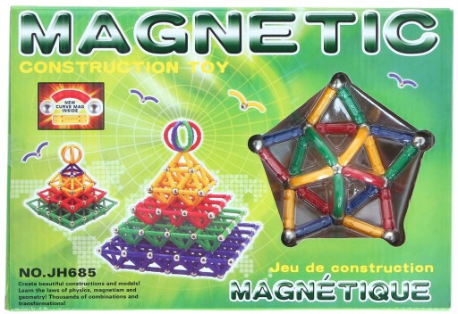 KLOCKI KONSTRUKCYJNE MAGNETYCZNE 68 EL MAGNETIC