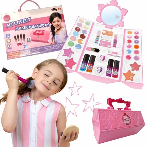 KUFEREK ZESTAW KOSMETYKÓW DO PAZNOKCI + MAKEUP