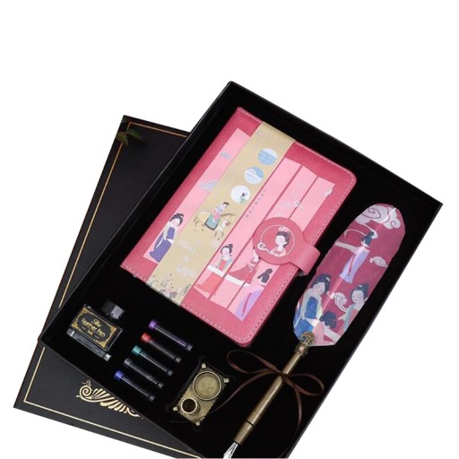 Excellent Retro Calligraphy Pen Set Ancient TANG Dynasty Pattern Design