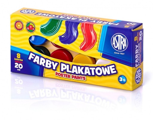 Farby Plakatowe Zestaw do Malowania WYDAJNE!!!