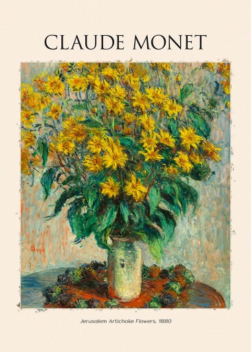 CLAUDE MONET KWIATY PLAKAT 30x40cm #413
