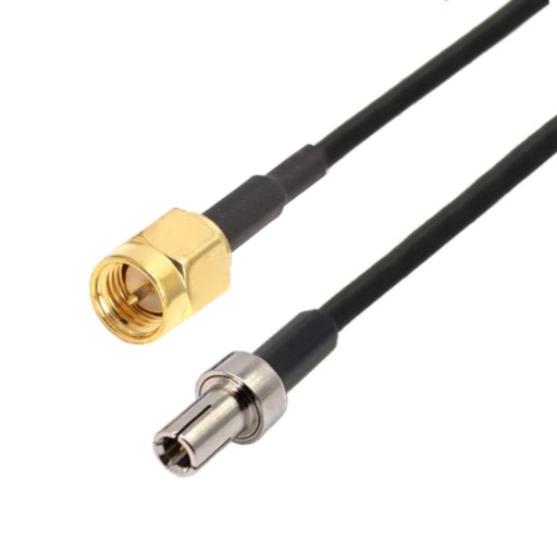 Kabel antenowy TS9 wtyk / SMA wtyk RG174 1 metr v2