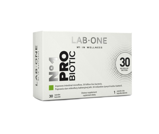 LAB ONE No 1 ProBIOTIC Probiotyk 30 mld 30k Jelita