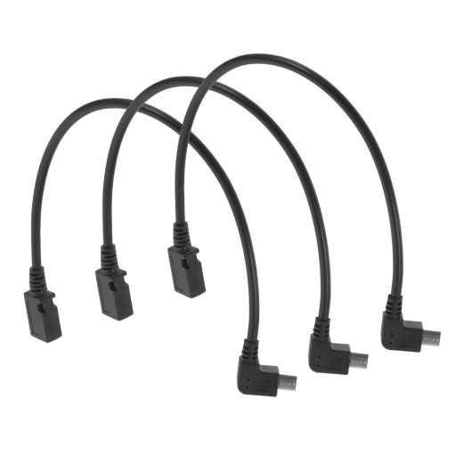 3 szt. Kątowy kabel Micro USB Kabel Micro USB