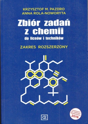 ZBIÓR ZADAŃ Z CHEMII ZR PAZDRO