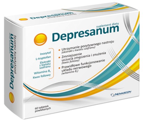 DEPRESANUM nastrój szafran Novascon 60 tab.