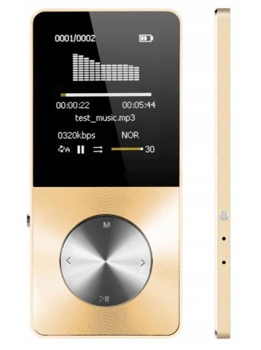 Odtwarzacz MP3 T1 Ebook 8GB Złoty NOWY MODEL