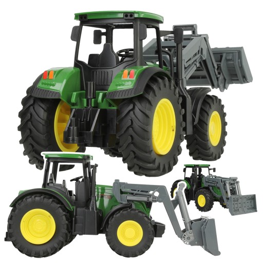 Ciągnik Rolniczy Traktor Maszyna Rolnicza Spychacz Ruchome Elementy Zabawka