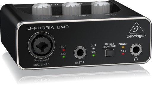 BEHRINGER UM2 U-PHORIA INTERFEJS AUDIO NA USB