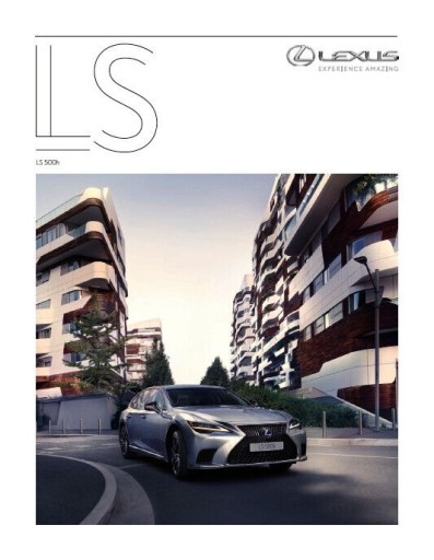 Lexus LS prospekt model 2022