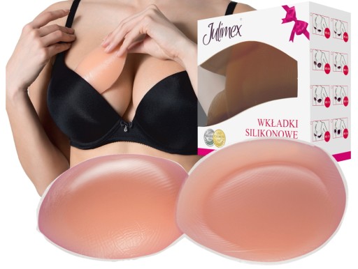 JULIMEX WKŁADKI SILIKONOWE EXTRA PUSH UP WS04 C/D
