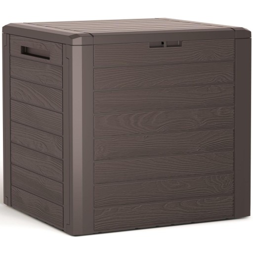 POJEMNA SKRZYNIA OGRODOWA Z UCHWYTAMI NA TARAS BALKON 140L WOODEBOX