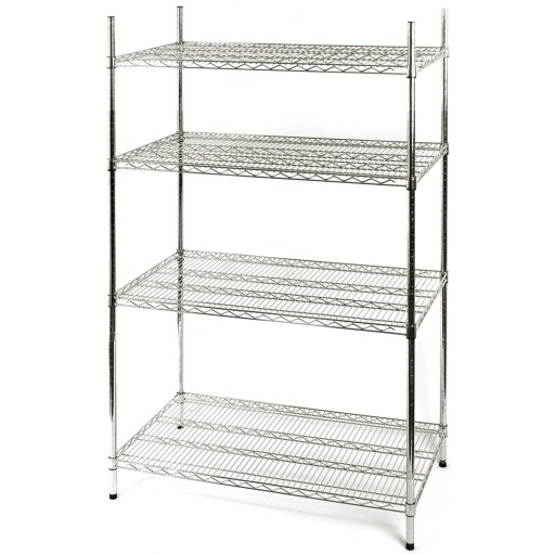 REGAŁ MAGAZYNOWY 4PÓŁKI CHROMOWANY STALGAST 681102