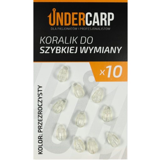 UNDERCARP Koralik do method feeder – przezroczy