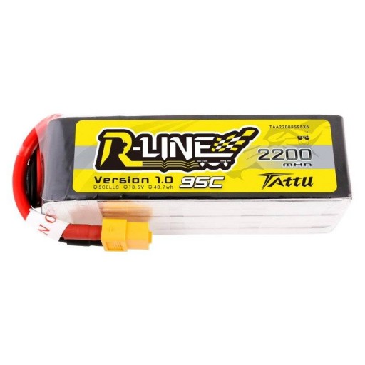 TATTU R-LINE MOCNY AKUMULATOR BATERIA LITOWO-JONOWA 2200MAH 18.5V 95C