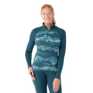 SMARTWOOL CLASSIC THERMAL MERINO BL 1/4 ZIP S