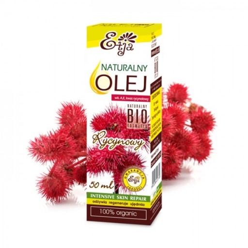 ETJA 100% naturalny Olej Rycynowy BIO 50ml