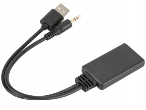 ADAPTER MODUŁ BLUETOOTH RADIA AUX IN MINI JACK 3,5 USB UNIWERSALNY