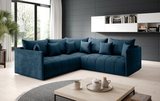 ASPEN L narożnik sofa rozkładany pojemnik PODUSZKI