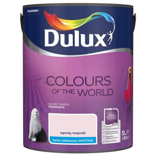 DULUX KOLORY ŚWIATA OGRODY MAGNOLI 5L