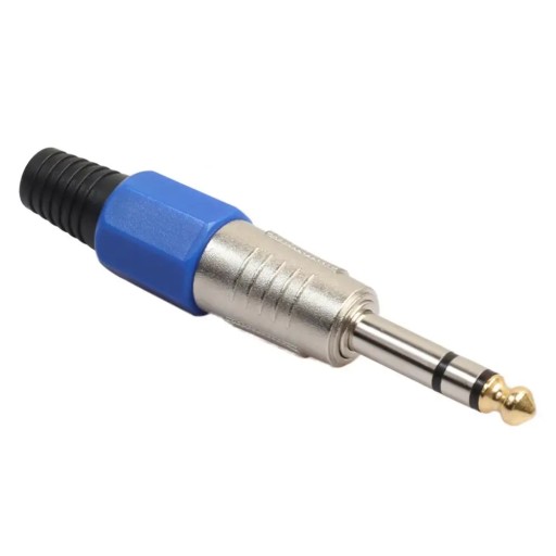 Wtyk Jack 6.3mm stereo metalowy HQ