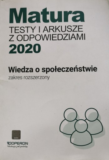 Matura Wiedza o społeczeństwie 2020