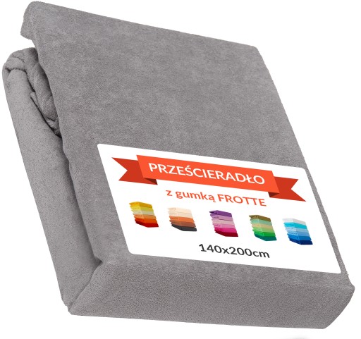 Przescieradło FROTTE z GUMKĄ 140x200 frota frote