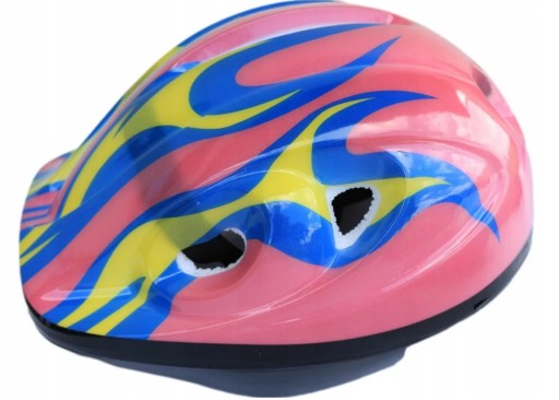 KASK DLA DZIEWCZYNKI NA ROWER ROLKI NA GŁOWĘ RÓŻOWY