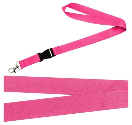 Smycz kolor różowa 2 szer. 20mm dł. 52cm