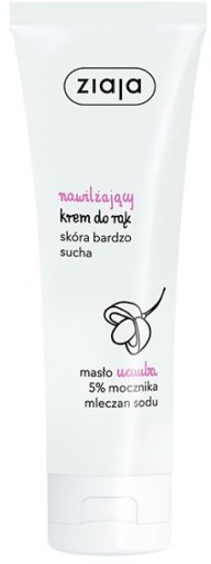 ZIAJA Krem do Rąk Nawilżający MOCZNIK Regenerujący Skóra Bardzo Sucha 80ml