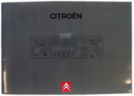 CITROEN Bedienungsanleitung Autoradio CD RDS