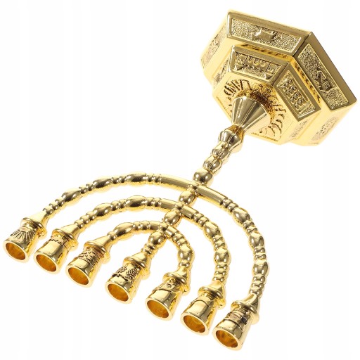 7 świeczników Vintage Ornament Menora
