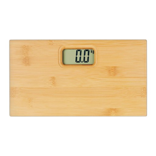 Waga osobowa cyfrowa, bambus, wska, do 180 kg,
