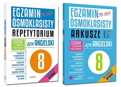 EGZAMIN ÓSMOKLASISTY 2023 ANGIELSKI REPETYTORIUM