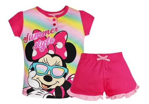 MYSZKA MINNIE PIŻAMA DZIEWCZĘCA TSHIRT DISNEY 116