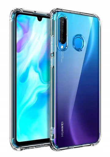 Etui plecki silikonowe pancerne przezroczyste do Huawei P30 Lite
