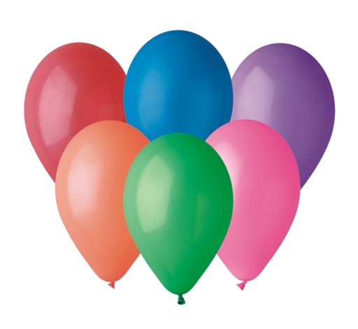 Balony pastelowe Gemar mix kolorów 12
