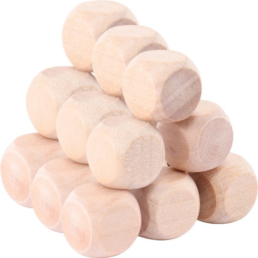 Mini Toy Niedokończone Kości do rękodzieła 20 szt
