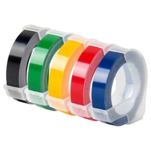 Taśma 3D do wytłaczarki DYMO Omega 9mm różne kolory ZESTAW 5 SZTUK