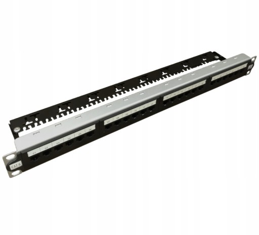 ALANTEC Patch panel RACK 19'' UTP kat6 24p z półką
