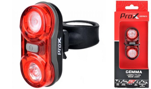 LAMPA TYŁ PROX GEMMA 2x0,5W LED 3 TRYBY
