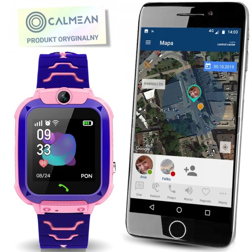 Smartwatch CALMEAN EASY Kids IP67 FOTO Menu PL