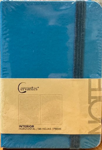 notes linia notesik Z GUMKĄ A7 96k niebieski PB685