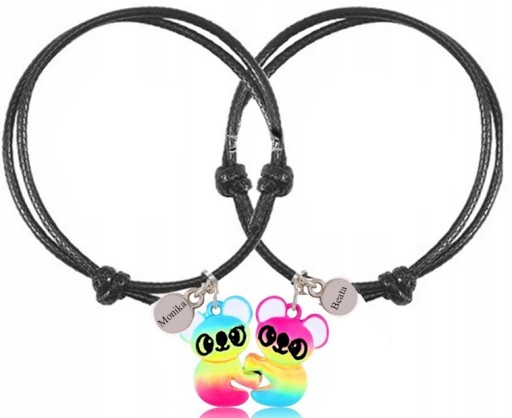 BRANSOLETKI MISIE KOALA GRAWER IMIONA C1389