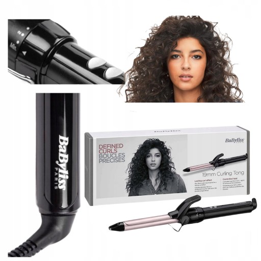 BABYLISS LOKÓWKA DO WŁOSÓW CURLING TONG 19MM C319E