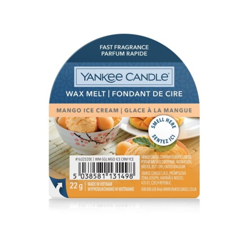 Yankee Candle wosk MANGO ICE CREAM
